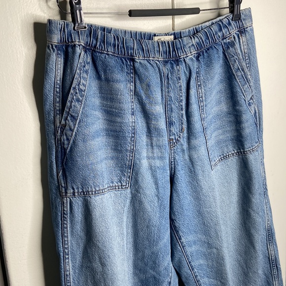 Madewell Tall Pull-On Relaxed Jeans size XLT elastic waist nwt - Picture 3 of 8